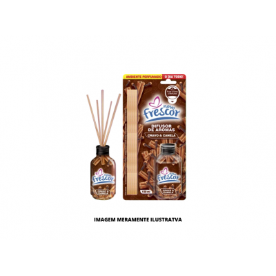 DIFUSOR DE AROMAS - NOVO FRESCOR - 100ml CRAVO E CANELA